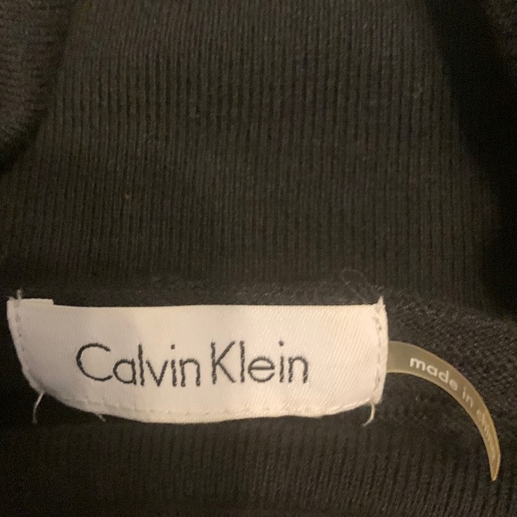 Calvin Klein Black Cowl Neck Tunic Sweater - Picture 4 of 5